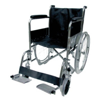 Silla de acero cromada 18”